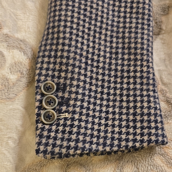 Gant Wool Navy and White Patterned Blazer - Picture 8 of 12